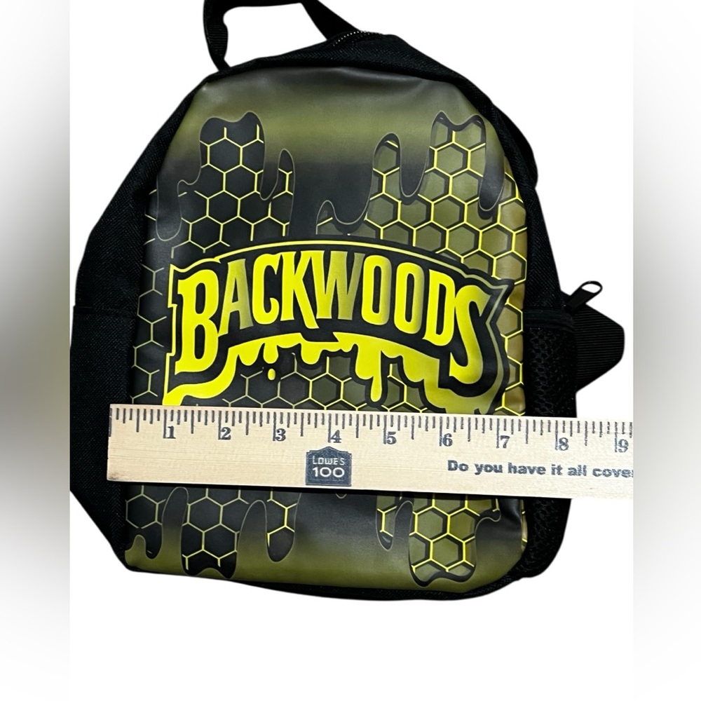 Backwoods men’s Multi Purpose‎ Adjustable Shoulder Sling Bag Black Yellow - Picture 4 of 11